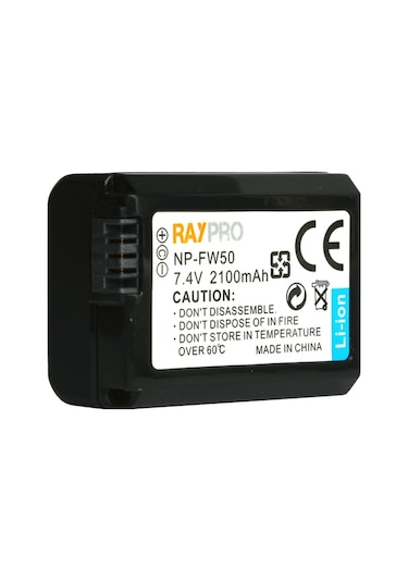 Sony A7 A7 II A7R A7R II A7S A7S II için Np-Fw50 Batarya Pil