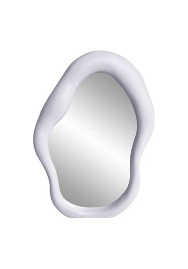 Pazly Suntek Şık Makyaj Düzensiz Bulut-şekli-beyaz Aynası Bk Ahşap