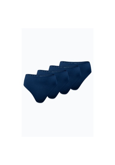 Malabadi Kadın Lacivert 4 Lü Paket Modal Yüksek Bel String Tanga 4m178 Lacivert