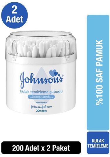 Johnson'S Baby Kulak Temizleme Çubuğu 2 X 200 Adet