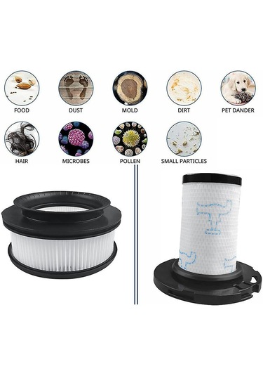 Zr00907/zr009008/rh98xx/99xx Elektrikli Süpürgelerin Ön Ve Arka Kısımları İçin 6 Adet Yedek Hepa Filtresi