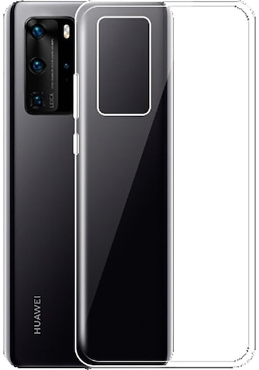 Huawei P40 Kılıf Lüx Şeffaf Silikon Kılıf