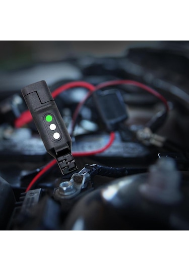 Black+Decker BXA27 Halka Terminalli Akü Şarj Bağlantı Kablosu ve Akü Şarj Göstergesi