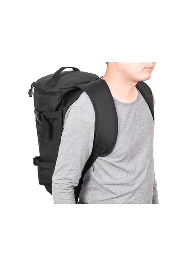 Yunboo "23 Litre Balıkçı Sırt Çantası - Çok Amaçlı, Ayarlanabilir Omuz Askılı, Profesyonel Ekipman Taşıma" Siyah