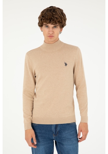 U.s. Polo Assn. Erkek Kum Melanj Kazak /triko 50293499-vr123 Kum Melanj