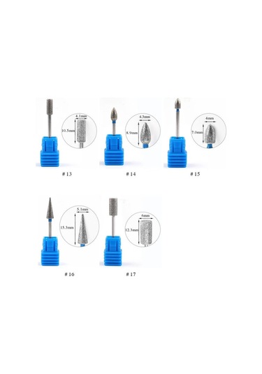 Tungsten Çelik Tırnak Taşlama Kafası Kesici Manikür Metal Matkap Uçları Değirmenleri Çivi Çıkarma Jel Araçları 05