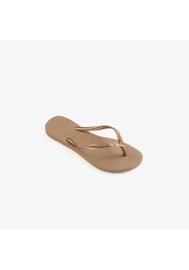 Havaianas Slim Crystal Çocuk Sarıterlik Düz 4145651 Sarı