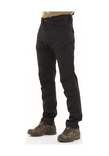 Single Sword Ön Cep Detaylı Taktik Outdoor Pantolon Siyah