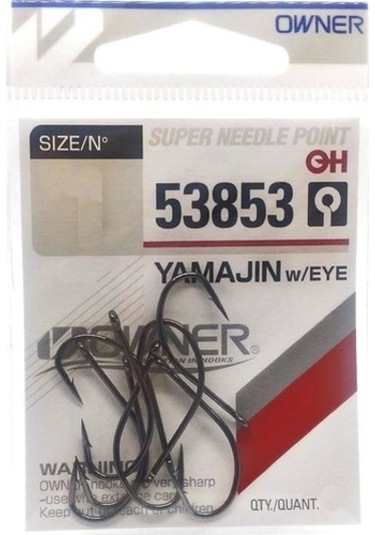 Owner 53853 Yamajin With Eye Black Chrome İğne No : 4/0