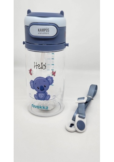 Taros Taros Quokka 450ml Mavi Pipetli Askılı Matara