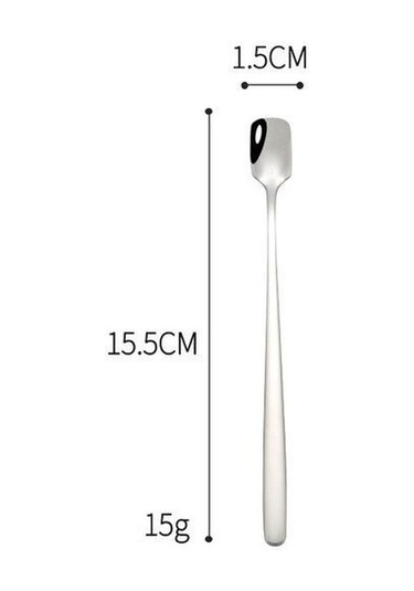 Altın İ Cafilas Cspoon Paslanmaz Çelik Uzun Kahve Çay Kaşığı Tatlı Karıştırma Kaşığı Kupa Kahve Çatal Bıçak Takımı Sofra Avrupa Tarzı