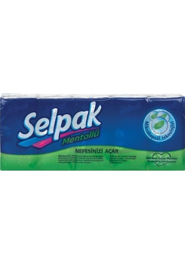 Selpak Mentollü Mendil 10'lu 30 Paket