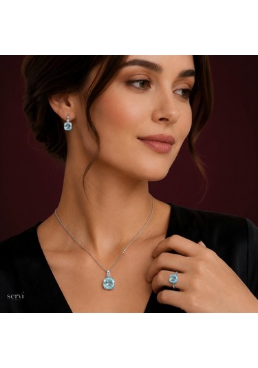 Servi 925 Ayar Gümüş Pomelita Set-219
