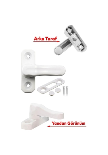 Bebek Güvenlik Çocuk Pimapen Pvc Kapı Pencere Emniyet Koruma Kilidi Mandalı Cam Kilidi