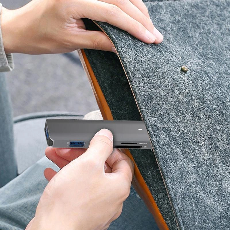 Sones Blueendless Type-c Genişletme Yuvası Çok İşlevli Hub Yerleştirme İstasyonu 5'i 1 Arada Usb3.0 X 3 + Sd/tf3.0