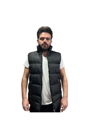 Sportive Erkek Yelek Siyah