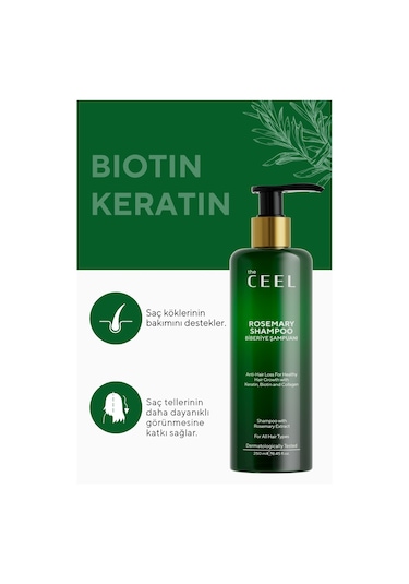 The Ceel Biberiye Saç Bakım Şampuanı 250 ML