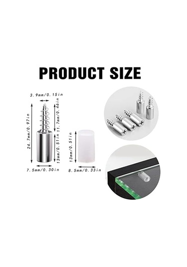 Xurunkeji 40 Adet Raf Braketi Vidaları, Kaymaz Kılıflı Manşon, Mobilya Ve Kitaplık Rafı İçin Delinmeyen Tahta Tutucu 9x6x4cm