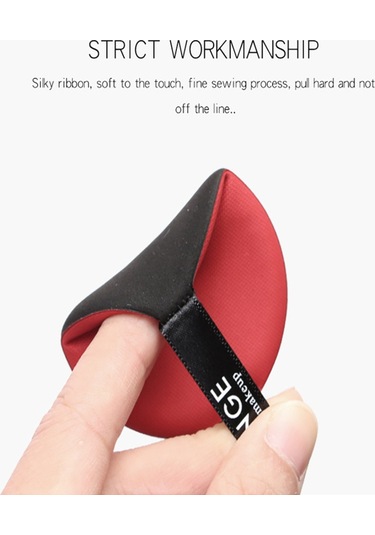 Mufunye Air Cushion Puf, Bb Krem, 3 Parça, Kırmızı