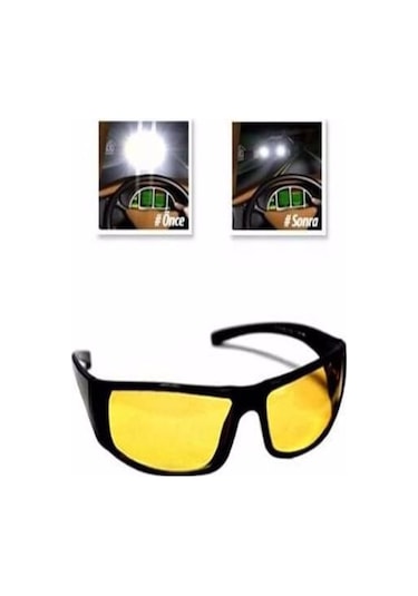 Anti Far Gece Görüş ve Güneş Gözlüğü Çerçeveli Gözlük