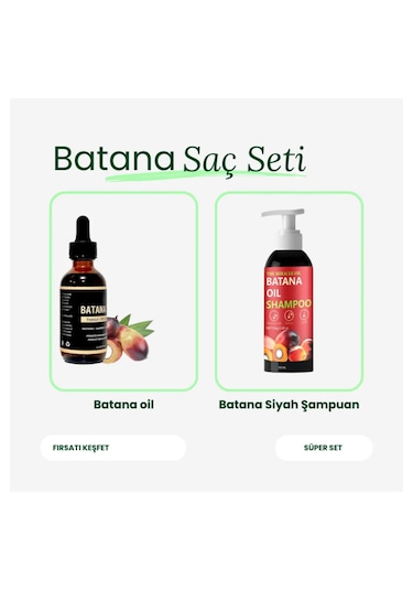 Batana Yağı Ve Batana Yağı Şampuanı 2 Li Set