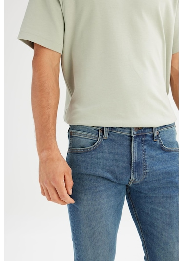 Luke Denim Pantolon Midblue Çok Renkli