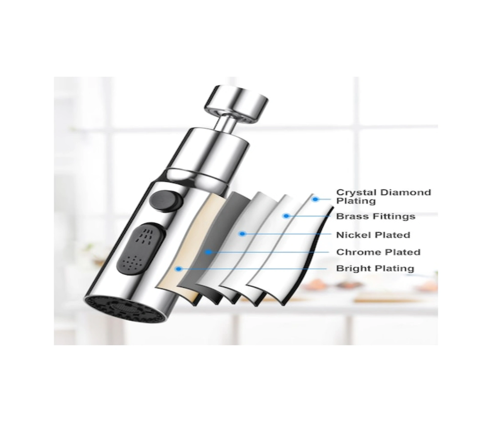 Xiyyadms Banyo Lavabo Fişi, Güneş Enerjili Led Işıklı, Su Akışı Kontrolü, Kolay Kurulum, Modern Tasarım Gümüş