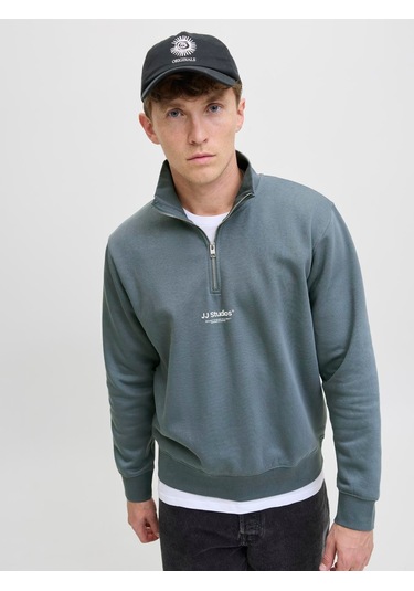 Jjesoho Sweat Quarter Zıp Hn Noos Stormy Weather Stormy Weather
