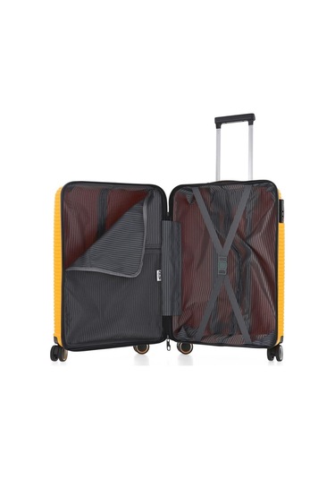 Ççs 5224 Polipropilen Kabin Boy Valiz-sarı Sarı