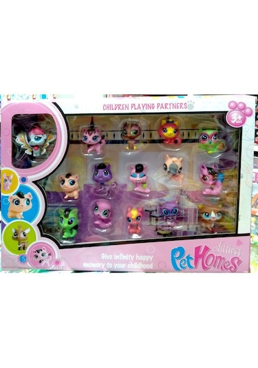 Oyuncak Miniş Seti 15li Miniş Seti Littlest Petshop 15 Li Miniş
