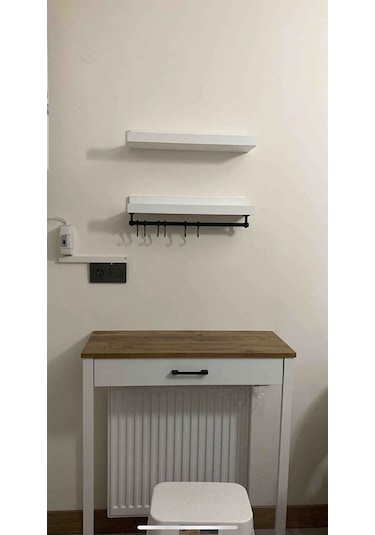 Kahve Köşesi Takımı - Ceviz 80 X 30 X 92