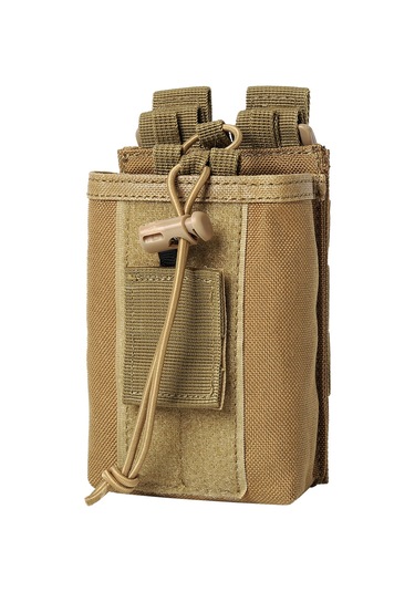 Yifomall Çok Fonksiyonlu 900d Oxford Kumaş Taktik Radyo Çantası - Halka Takma Aleti Çantası Kahverengi