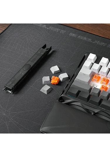 Gravastar 2 Si 1 Arada Keycaps & Switch Sökücü, Mekanik Klavyeler İçin Tuş Ve Switch Çıkarıcı, Siyah