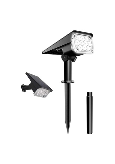 Pazly 20 Led Güneş Enerjili Duvar Ve Çim Işığı Beyaz Enerji Tasarruflu Beyaz