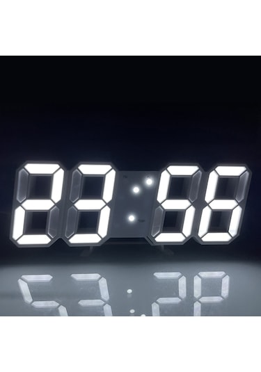 3d Dijital Led Uzay Tasarım Yeni Nesil Masa Duvar Saati Ayarlanır