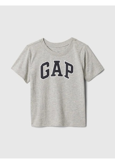 Erkek Bebek Gap Logo T-shirt Gri-5970 Gri