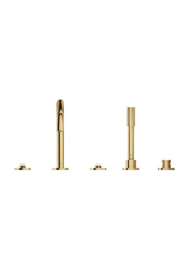 Grohe Atrio Private Collection 25224GL0 5 Delikli Küvet Bataryası Altın