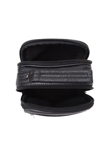 Siyah Erkek Us Polo Assn Silver Logo Erkek Çapraz Askılı Çanta Pl Siyah