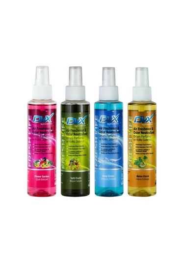 Divortex Fresh Life 4 Çeşit Oto ve Ortam Kokusu 4 x 150 ML