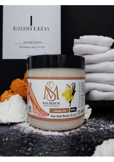 Ms Kalsedon Professoinal Vanilya Aromalı Vücut Peeling 800 G