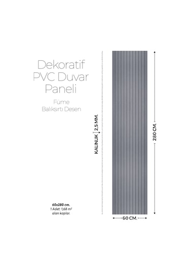 60x280 Duvar Paneli Lambiri Desen ,salon,duvar,tv Ünitesi-açık Gri,siyah Mt236