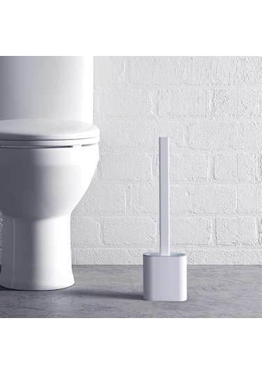 Duvara Monte Edilebilir Kapaklı Askılı Klozet Yumuşak Silikon Baş Çok Renkli