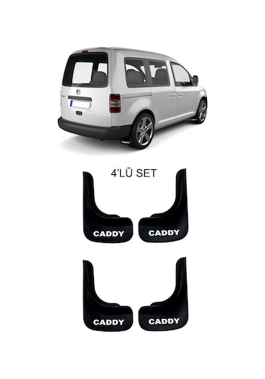 Volkswagen Caddy 2010-2015 4lü Paçalık Çamurluk Tozluk VW1UX026