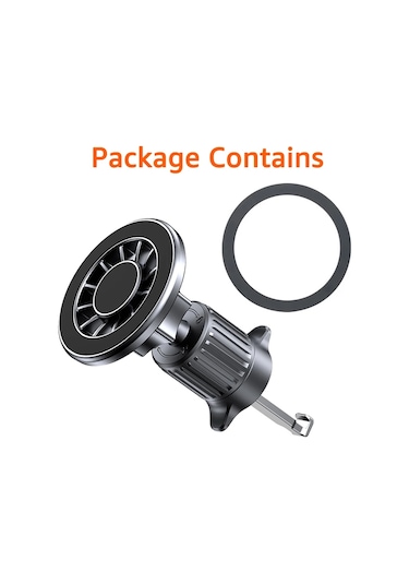 Untoommanyetik Araç Tutucu İphone 15 14 13 Xiaomi İçin Magsafe Uyumlu Telefon Sabitleme Braketiblack Black