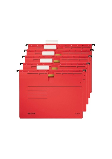 Leıtz Askılı Dosya Delta Telsiz Kırmızı 25 'li