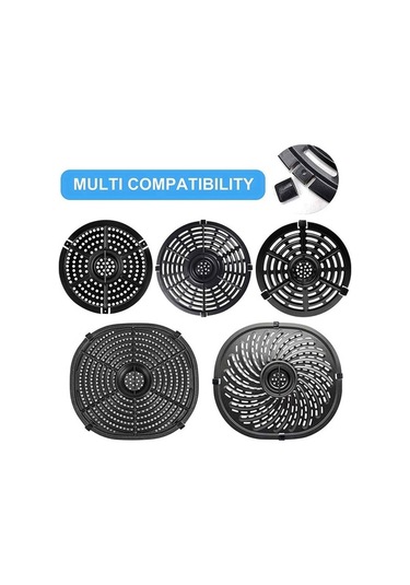 Ulzyvf Tepsisi Tamponları, Siyah Kauçuk Kapak İçin Hava Hava Fritözü Fritözü Çizilmez Xm Siyah