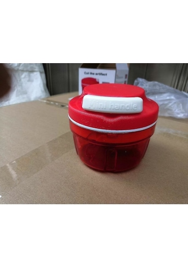 Tupperware Chef Turbo-chef Kırmızı D158 Soğan Doğrayıcı Speedy Boy Soğan Doğrayıcı 27357