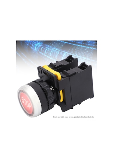Jeemson Ac220v 10a Su Geçirmez Acil Durdurma Düğmesi - Abs Malzeme, Toz Ve Su Koruma, Yüksek Dayanıklılık