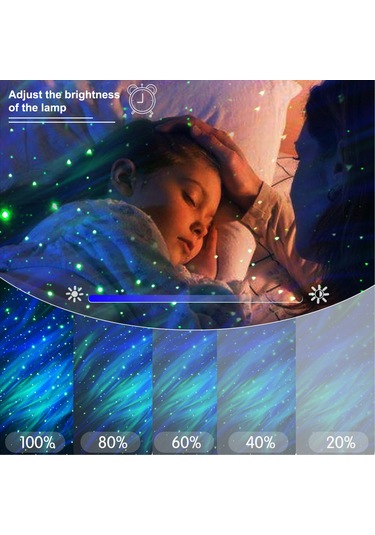 Qingmipy Müzikli Gece Lambası, Yıldız Projeksiyonlu Salyangoz Tasarımı, Aurora Işıkları İle Rahatlatıcı Ortam, Hediye Seçeneği Diğer
