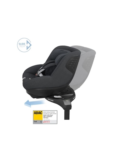 Maxi-Cosi Pearl 360 Slidetech 0-18 kg Bebek Oto Koltuğu Authentic Graphite